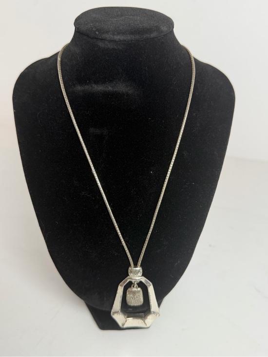 Brighton Jewelry - Brighton Silver-Tone Geometric Pendant Necklace